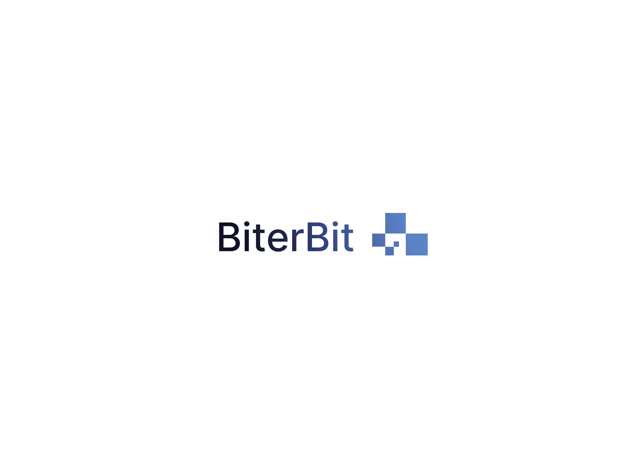 Biterbit isologo design combining symbol and logotype in a cohesive identity study.