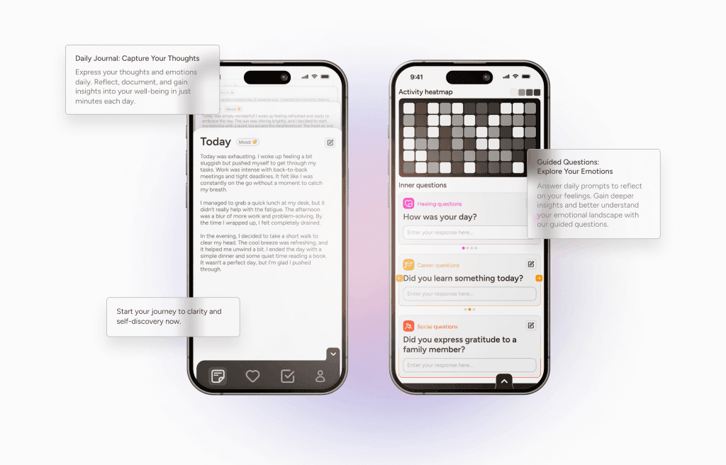 Commonplace product mockups showcasing interface concepts and a refined visual system.