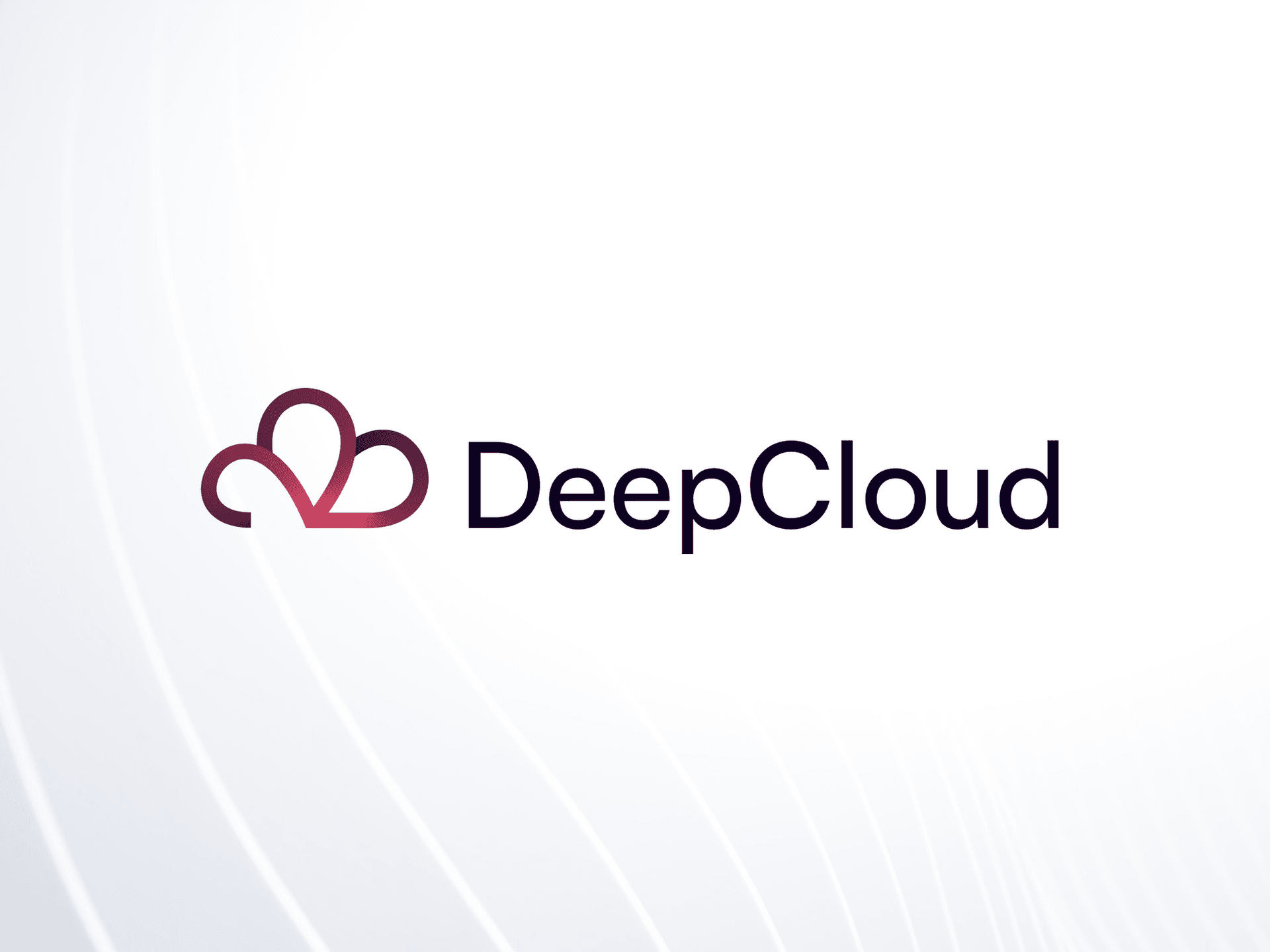 Deepcloud isologo design exploring a cloud-inspired symbol and digital brand language.