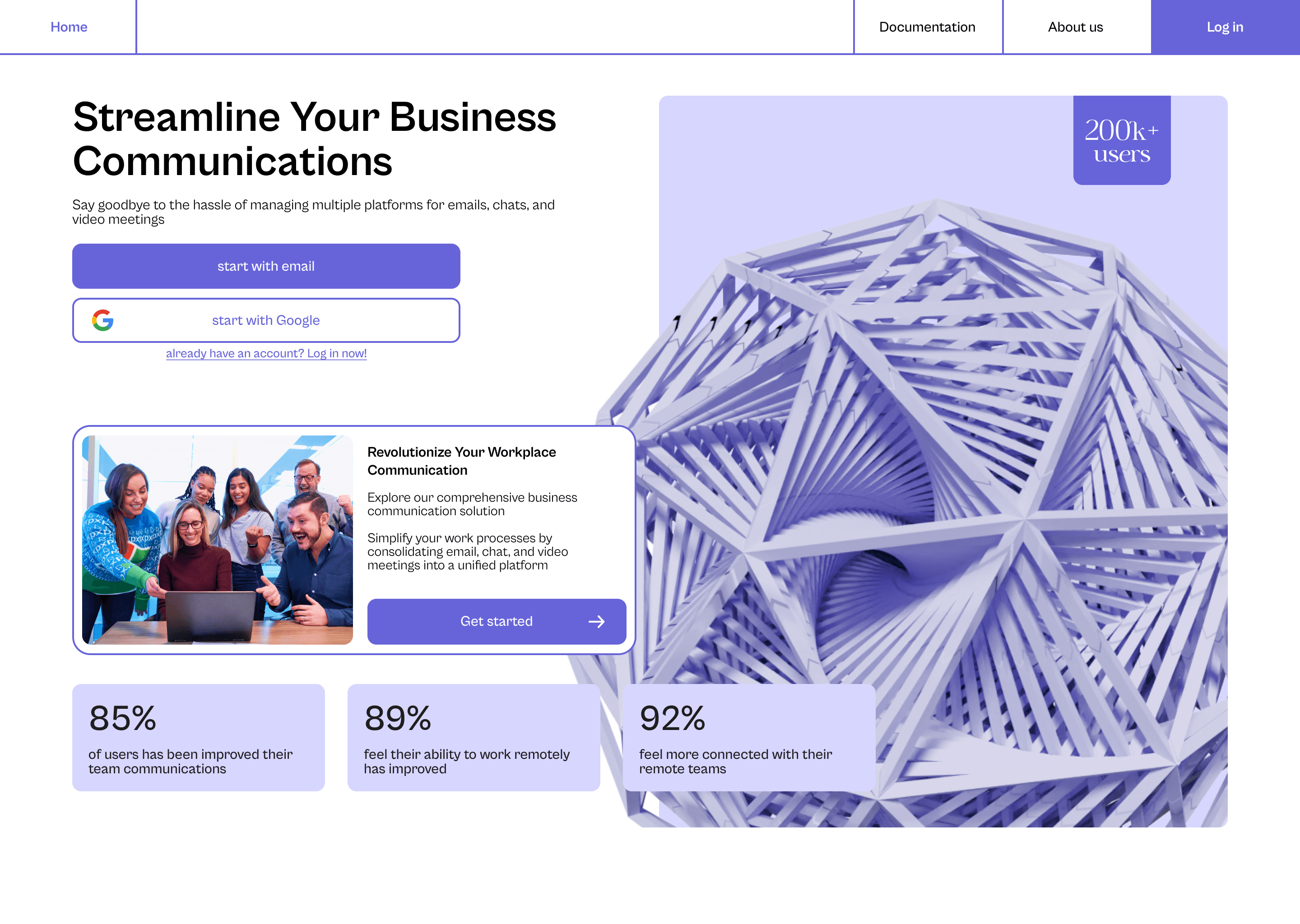 Generic landing page concept with a clean product-driven visual hierarchy.